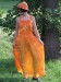 Malované šaty "Slunce"